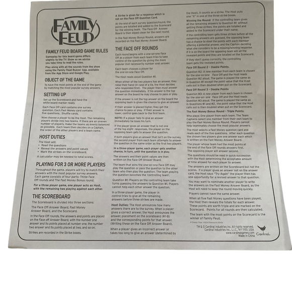 🍀3/$40🍀 Family feud Disney edition - Picture 3 of 8